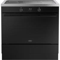 Belling BEL RCA VISION SGL 90Ei 90cm wide Electric Range Cooker with Induction Hob - Black - A Rated, Black