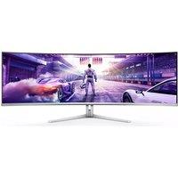 Philips Evnia 8000 49M2C8900L/00 48.9" Dual Quad HD 144Hz OLED Gaming Monitor with FreeSync Premium Pro - White / Silver, White