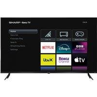 Sharp HJ4225K 50" 4K Ultra HD Smart Roku TV [2025] - 4T-C50HJ4225KB, Black