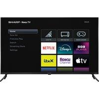 Sharp HJ4225K 55" 4K Ultra HD Smart Roku TV [2025] - 4T-C55HJ4225KB, Black