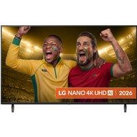 LG NANO AI NU80 50" 4K Ultra HD Smart TV [2026] - 50NU800B6LC, Black