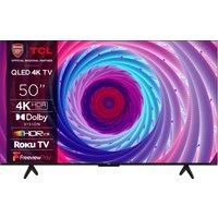 TCL RC650K 50" 4K Ultra HD QLED Smart Roku TV [2024] - 50RC650K, Titanium