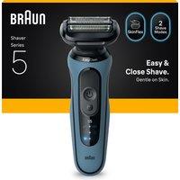 Braun Series 5 Mens Shaver - Blue, Blue