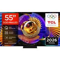 TCL C7K 55" 4K Ultra HD SQD-Mini LED Smart Google TV [2026] - 55C7L-UK, Black