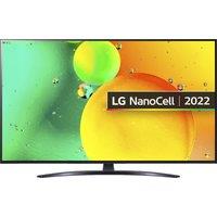LG 55" 4K Ultra HD with Nanocell Technology Smart TV - 55NANO766QA, Black