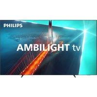 Philips OLED708 55" 4K Ultra HD OLED Smart Ambilight TV - 55OLED708, Grey