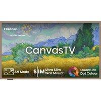 Hisense S7NQ Canvas 55" 4K Ultra HD QLED Smart Freely TV - 55S7NQTUK, Black