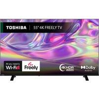 Toshiba UV1563DB 55" 4K Ultra HD Smart Freely TV [2025] - 55UV1563DB, Black