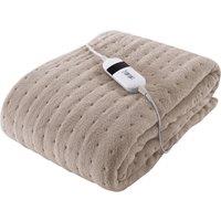 Silentnight Luxury Heated Throw - Natural Grey, Grey