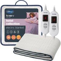 Silentnight Hotel Collection Electric Blanket For King Size Bed - White, White