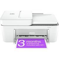 HP Deskjet 4220e All-In-One Inkjet Printer Includes 3 months of Instant Ink with HP+ - White / Grey, White