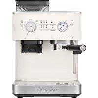 KitchenAid Espresso Coffee Machine - Porcelain - 5KES6551BPL, White