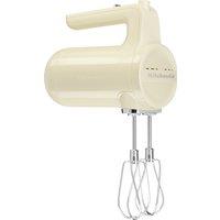 KitchenAid 5KHMB732BAC Cordless Hand Mixer - Almond Cream, Cream
