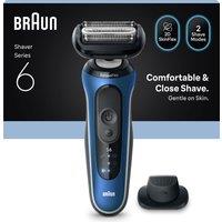 Braun Series 6 Mens Shaver - Blue, Blue