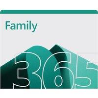 Microsoft 365 Family Office Suite 6 Users - Annual Renewable Subscription, 12 Months Included, White