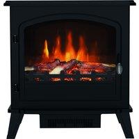 BeModern Trowpoint Grande 73628 Log Effect Electric Stove - Black, Black