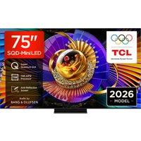 TCL C7K 75" 4K Ultra HD SQD-Mini LED Smart Google TV [2026] - 75C7L-UK, Black