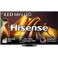 Hisense U8NQ 75" 4K Ultra HD MiniLED Smart Freely TV [2024] - 75U8NQTUK, Grey