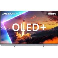 Philips OLED910/12 77" 4K Ultra HD OLED Smart Google Ambilight TV - 77OLED910/12, Silver