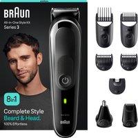 Braun MGK3440 Hair Clipper - Black, Black