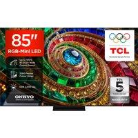 TCL Q7D 85 4K Ultra HD RGB MiniLED Smart Google TV [2026] - 85Q7D-UK, Black