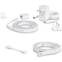 Philips Hue Ambiance Lightstrip Plus 2m + 1m Smart LED Ext. Kit, Black
