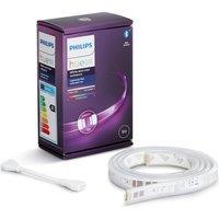 Philips Hue Ambiance White and Colour Smart LED LightStrip 1m Extension, White