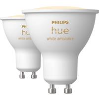 Philips Hue Ambiance White GU10 Double Pack, White