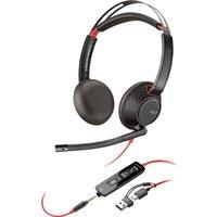 HP Poly Blackwire 5220 Stereo - Black, Black