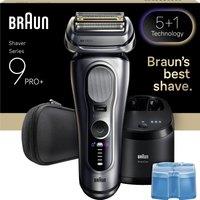 Braun Series 9 PRO+ Mens Shaver - Silver, Silver