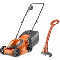 Flymo SimpliMow + Mini Trim Twin Pack Lawn Mower, Orange