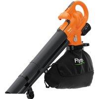 Flymo 18V EasiBlowVac KIT 4.0 9707657-01 Leaf Blower and Vacuum - Orange, Orange