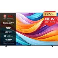 TCL C655K 98" 4K Ultra HD QLED Smart Google TV [2024] - 98C655K, Black