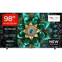 TCL Q6C 98" 4K Ultra HD MiniLED Smart Google TV [2025] - 98Q6C-UK, Silver