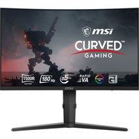 MSI MAG 275CQRF QD E2 27" Wide Quad HD Curved Gaming Monitor - Black, Black