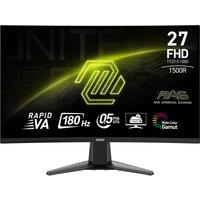 MSI MAG 27C6F 27" Full HD 180Hz Gaming Monitor - Black, Black