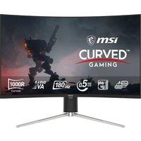 MSI MAG 325CQRF QD E2 31.5" Wide Quad HD 180Hz Curved Gaming Monitor - Black, Black