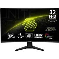MSI MAG 32C6X 31.5" Full HD Gaming Monitor - Black, Black