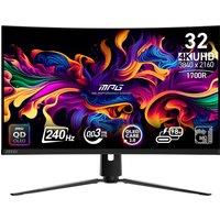 MSI MPG 321CURX 4K Ultra HD 240Hz OLED Curved Gaming Monitor with FreeSync Premium Pro - Black, Black