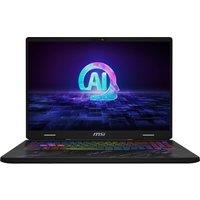 MSI Pulse 16 AI C1VFKG-002UK 16" Gaming Laptop - NVIDIA GeForce RTX 4060, Intel Core Ultra 7, 1TB SSD - Black, Black
