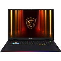 MSI Raider A18 HX A9WIG-003UK Laptop - NVIDIA GeForce RTX 5080, AMD Ryzen 9, 2TB SSD, 64 GB RAM - Black, Black