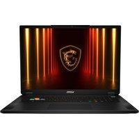 MSI Stealth 18 HX AI A2XWIG-008UK Laptop - NVIDIA GeForce RTX 5080 Ti, Intel Core Ultra 9, 2TB SSD, 64 GB RAM - Black, Black