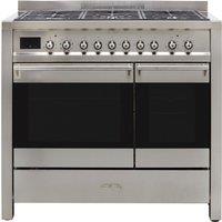 Smeg Opera A2-81 100cm Dual Fuel Range Cooker - Stainless Steel - A/B Rated, Stainless Steel