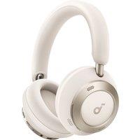 Soundcore Space One Pro Noise Cancelling Over-Ear Headphones - Creamy White, White