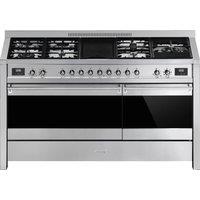 Smeg Opera A5-81 Dual Fuel Range Cooker - Stainless Steel - A/A Rated, Stainless Steel