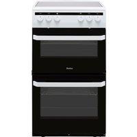 Amica AFC5100WH 50cm Electric Cooker with Ceramic Hob - White - A/A Rated, White