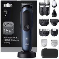 Braun All-in-One Series 7, 15in1 Hair Clipper - Black / Blue, Black