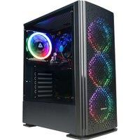 CyberPowerPC AO010901 Gaming PC - AMD Ryzen 5, 480GB SSD - Black, Black