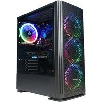CyberPowerPC AO22214 Gaming PC - NVIDIA GeForce RTX 5050, AMD Ryzen 5, 1TB SSD - Black, Black