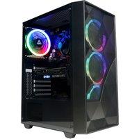 CyberPowerPC AO22218 Gaming PC - NVIDIA GeForce RTX 3050, AMD Ryzen 5, 500GB SSD - Black, Black